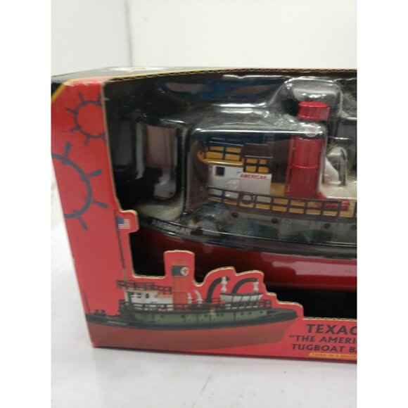 2002 Ertl Collectibles Texaco The American Tugboat Bank Third In A Series NIB - Picture 2 of 10